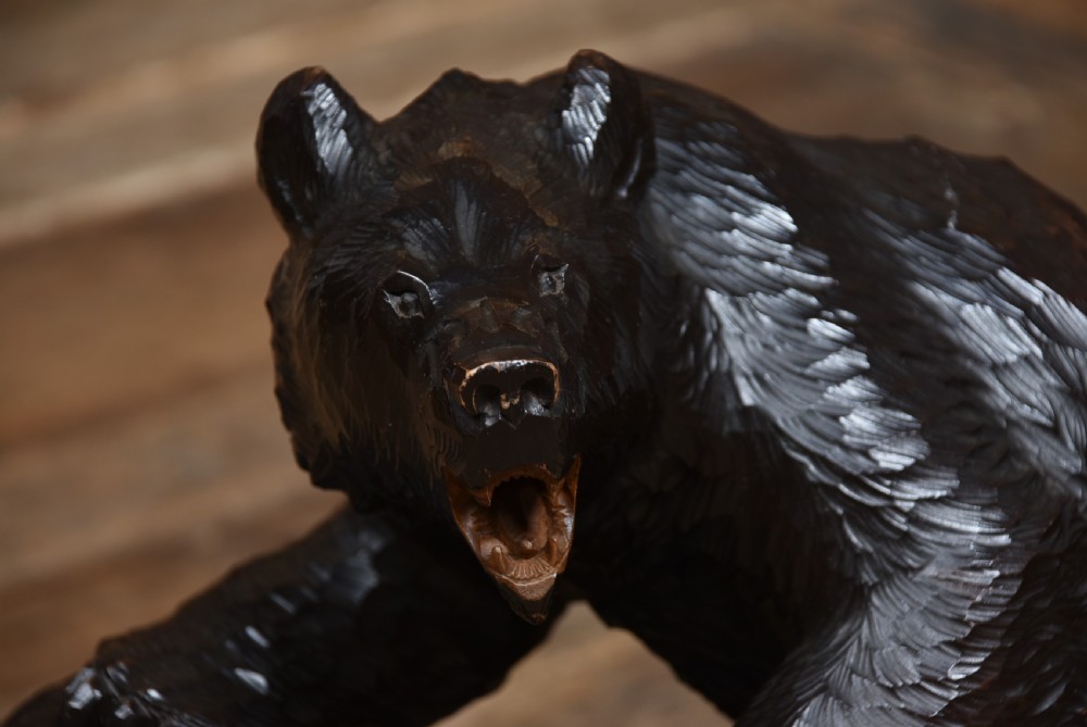 Japanese Kibori Kuma – Hand-Carved Bear View II