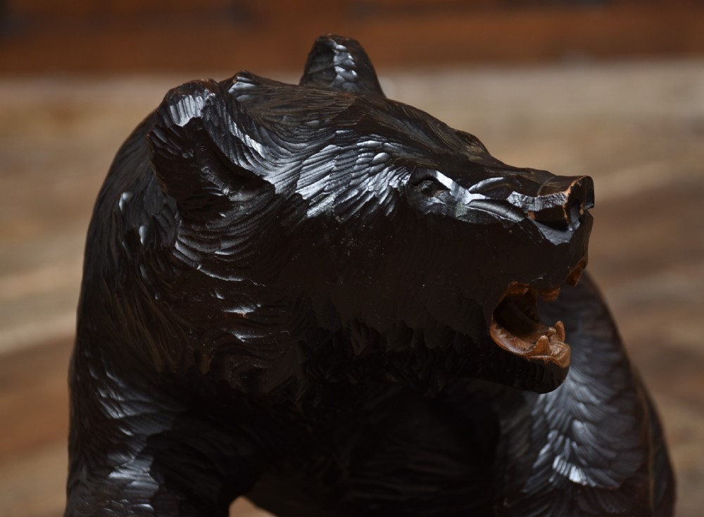 Japanese Kibori Kuma – Hand-Carved Bear View IV