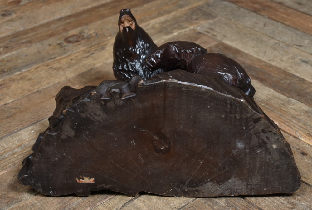 Japanese Kibori Kuma – Hand-Carved Bear View VIII