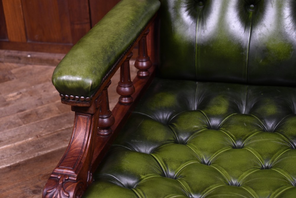  Victorian Mahogany Library Chair View VI