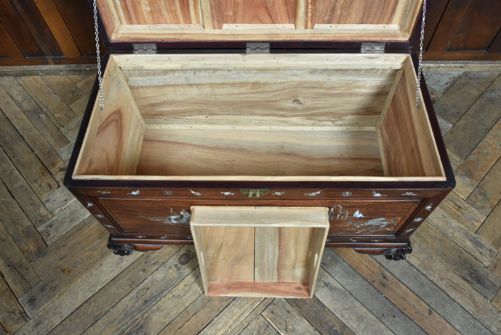 Chinese Hardwood Blanket Box View XV