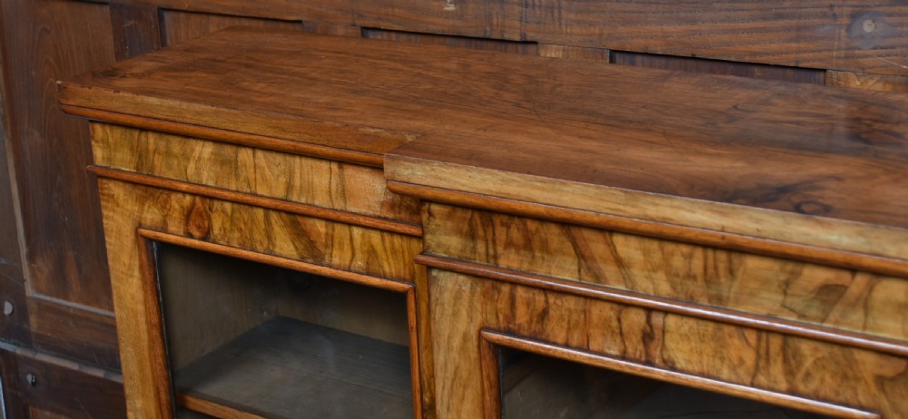 Victorian Walnut Bookcase View VI