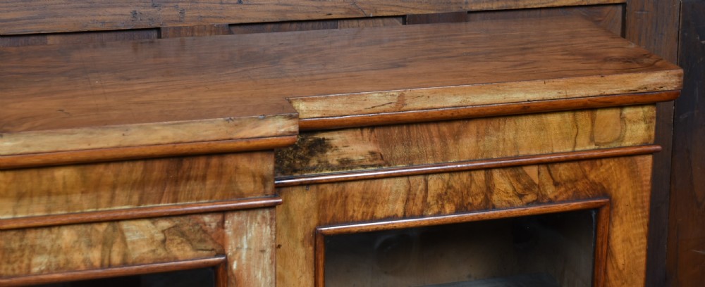Victorian Walnut Bookcase View VII