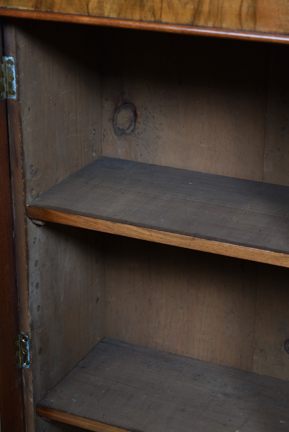 Victorian Walnut Bookcase View VIII