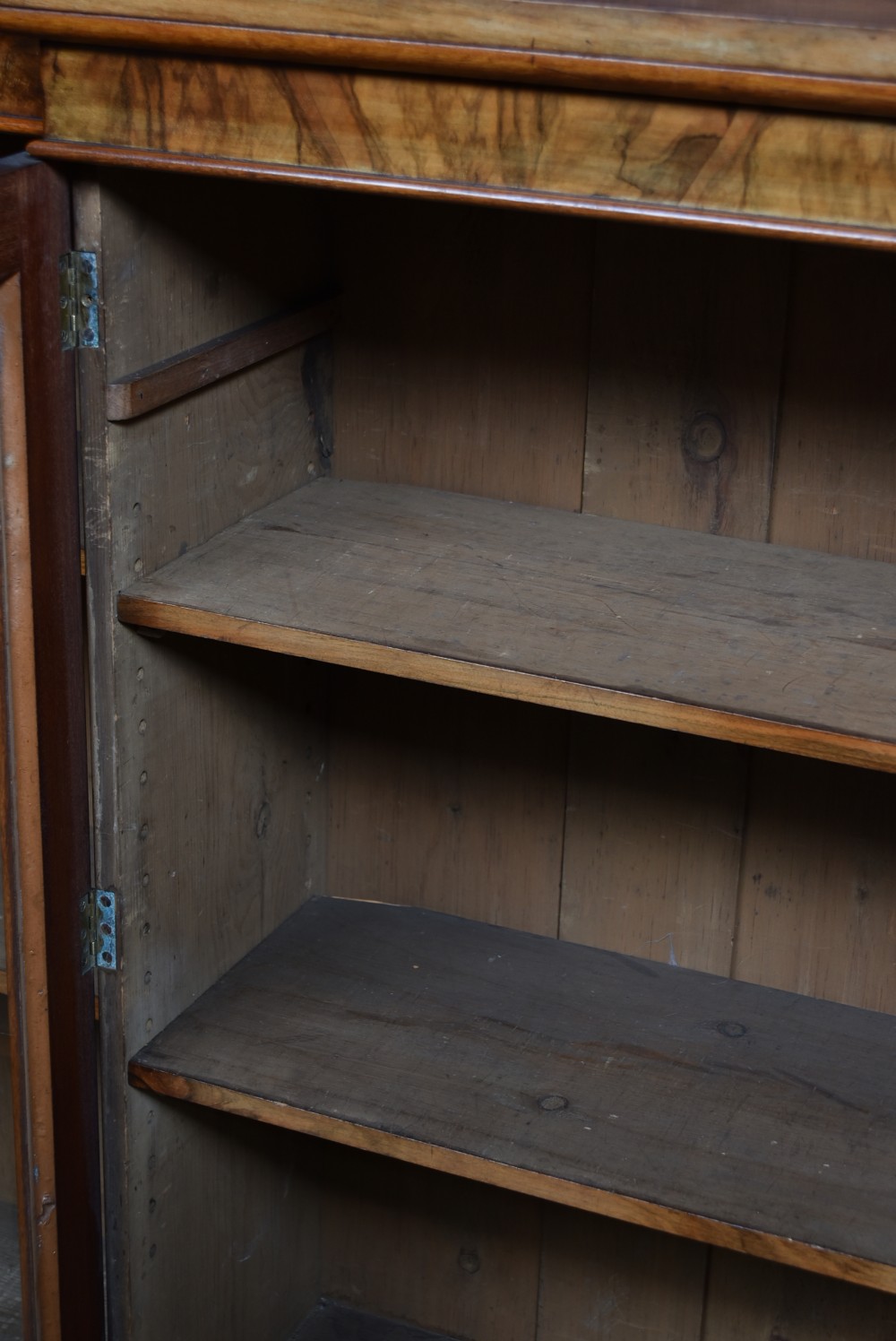 Victorian Walnut Bookcase View IX