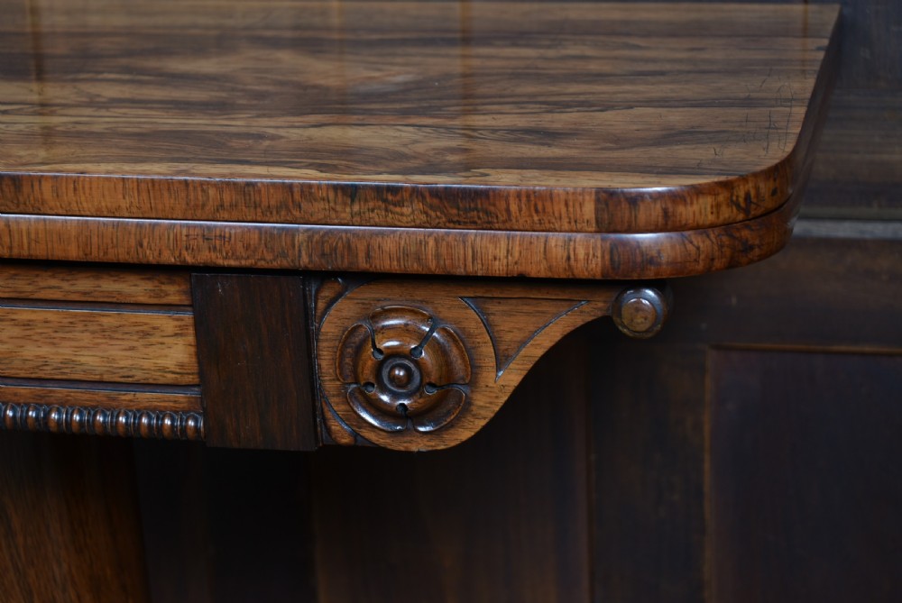 Victorian Rosewood Fold-Over Tea Table View IV