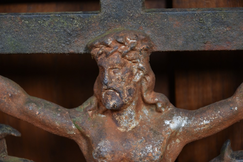 Victorian Cast-Iron Crucifix View IV