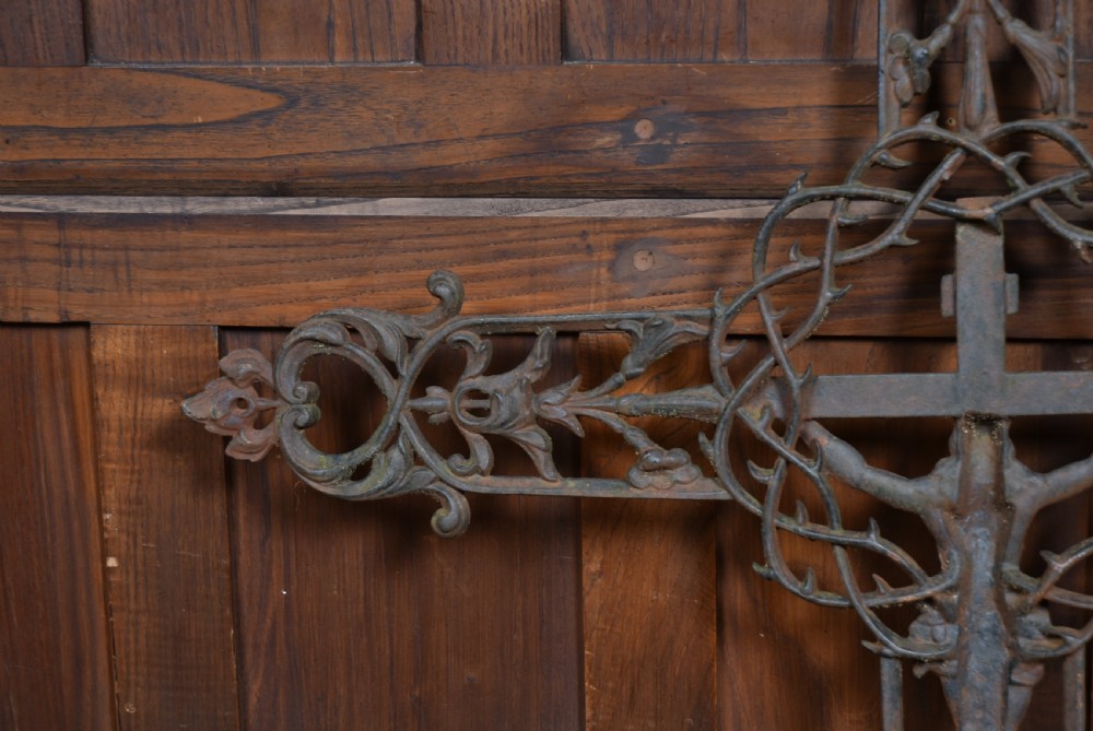 Victorian Cast-Iron Crucifix View XV