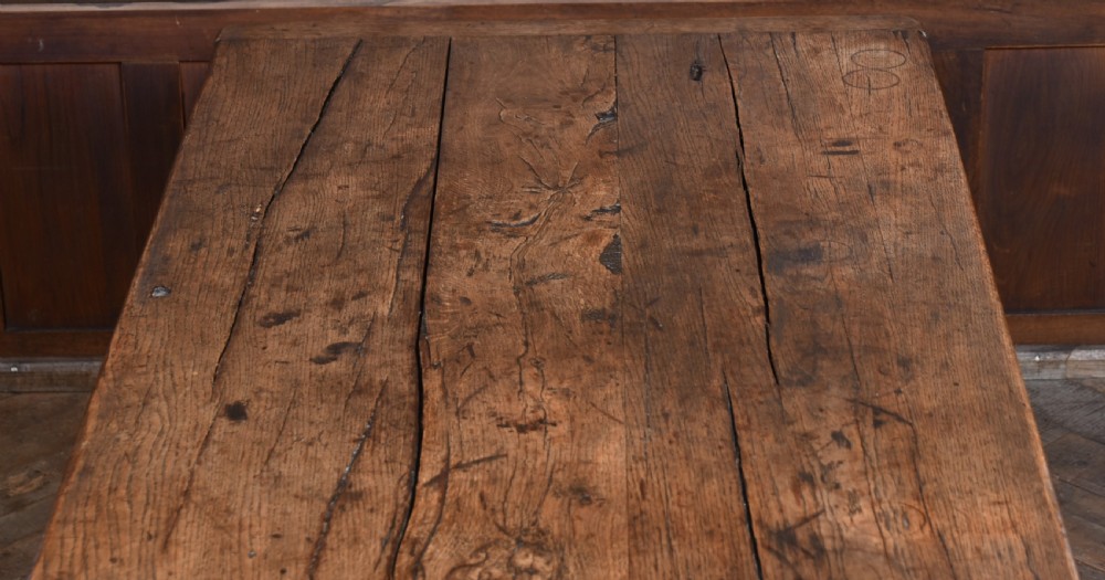 18th-century Oak Refectory Table View V