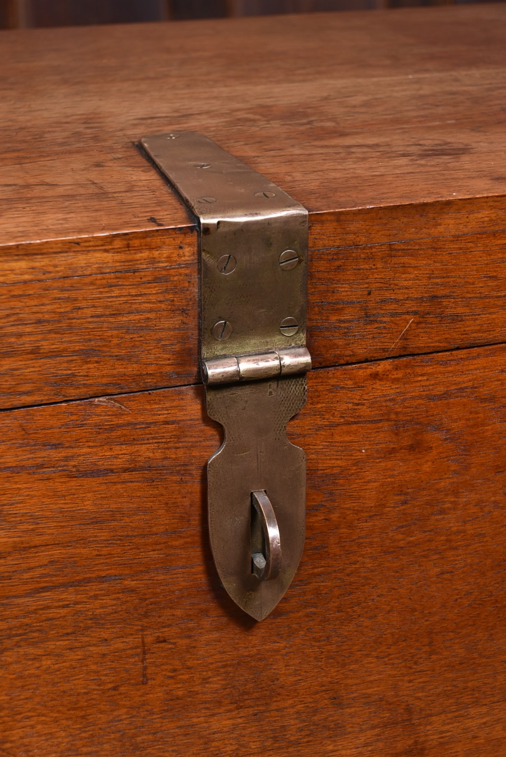 19th Century Teak Blanket Box View II
