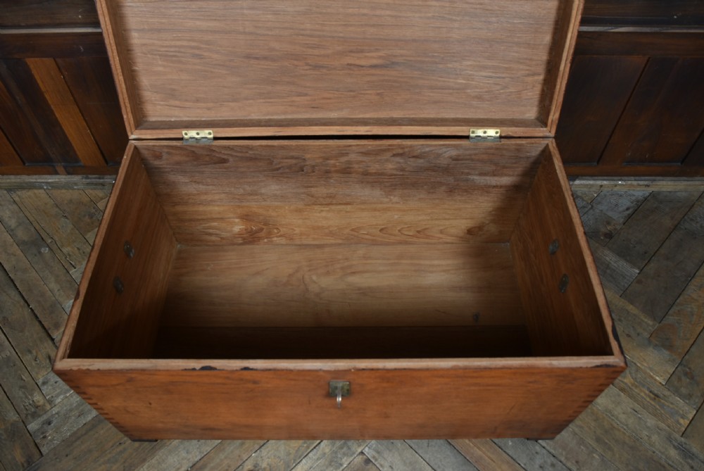 19th Century Teak Blanket Box View VIII