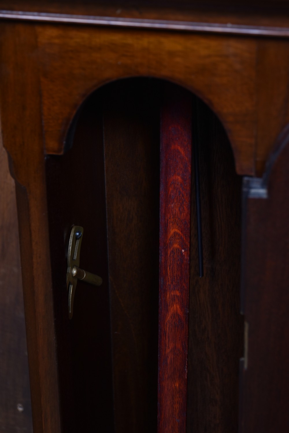 German Mahogany Grandmother Clock View VII