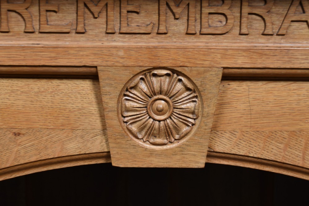 Gothic Revival oak altar table by J. & G. W. & Sons Ltd of Edinburgh View IV