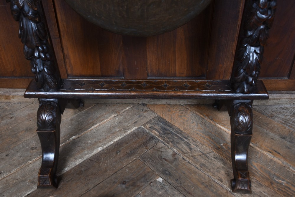 19th Century Floor Standing Dinner Gong View IX