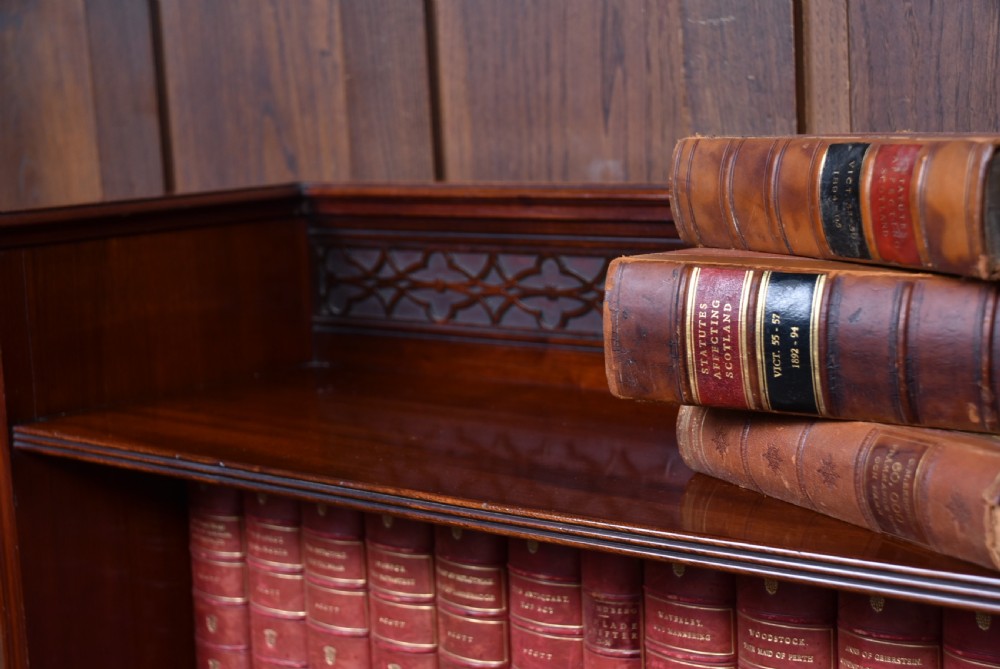 Edwardian Mahogany Bookcase View V