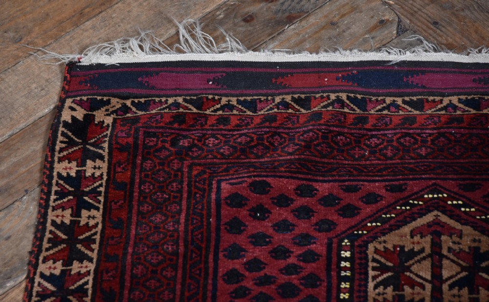 Vintage Eastern Hand-Woven Rug View V
