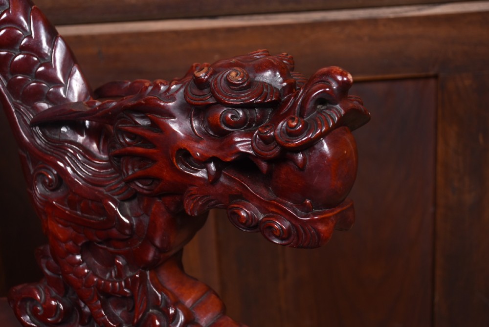 Chinese Carved Dragon Chair View VII