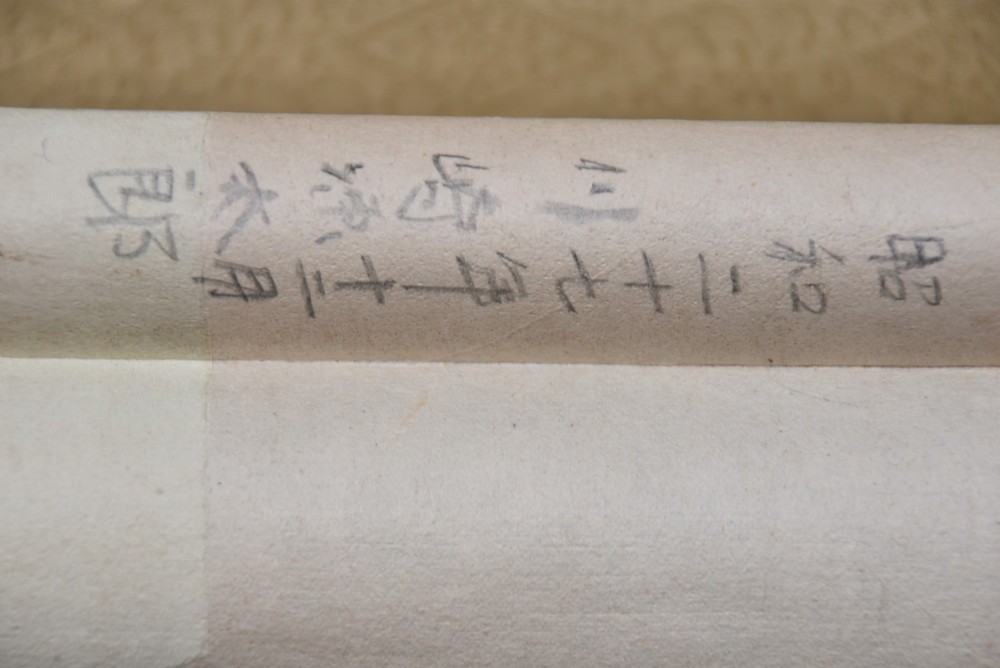Boxed Hand Painted Japanese Scroll View V
