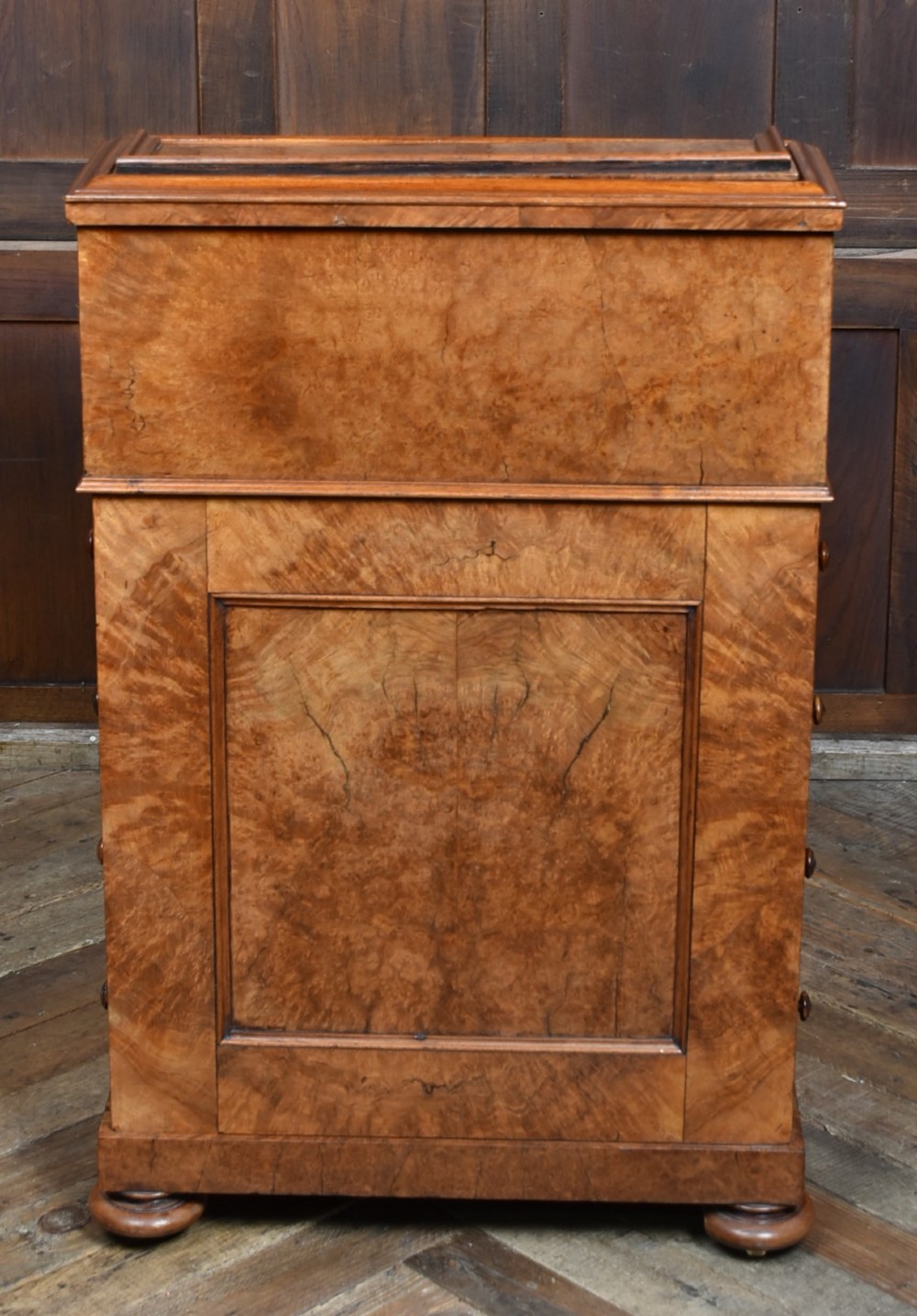 Victorian Walnut Pop Up Piano Top Davenport View XI