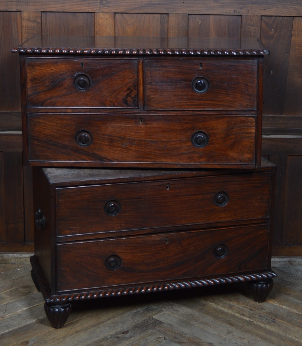 Anglo-Indian Padouk Campaign Chest View VI