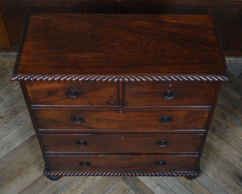 Anglo-Indian Padouk Campaign Chest View VIII