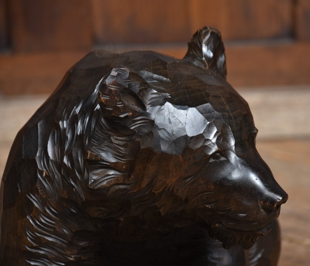 Japanese Carved Bear (Kibori Kuma) View IV