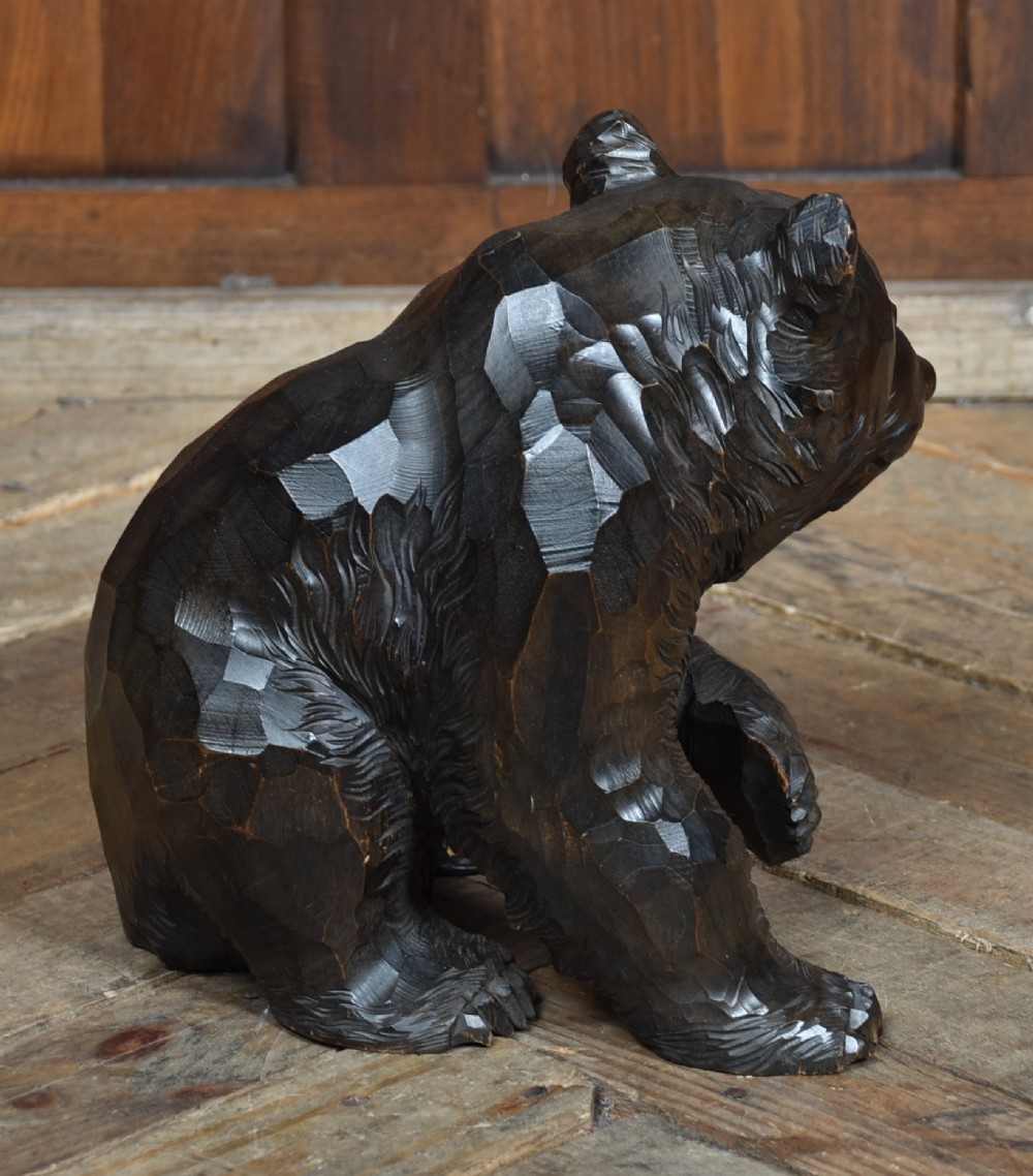 Japanese Carved Bear (Kibori Kuma) View V
