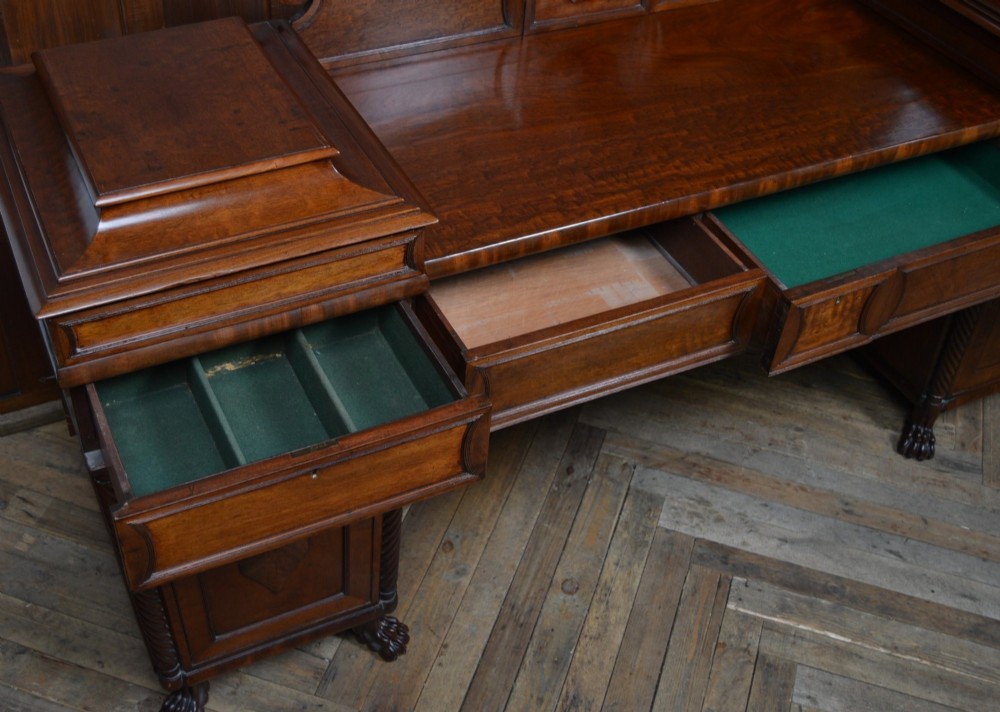 William IV Mahogany Sideboard with Cellarette View XIV