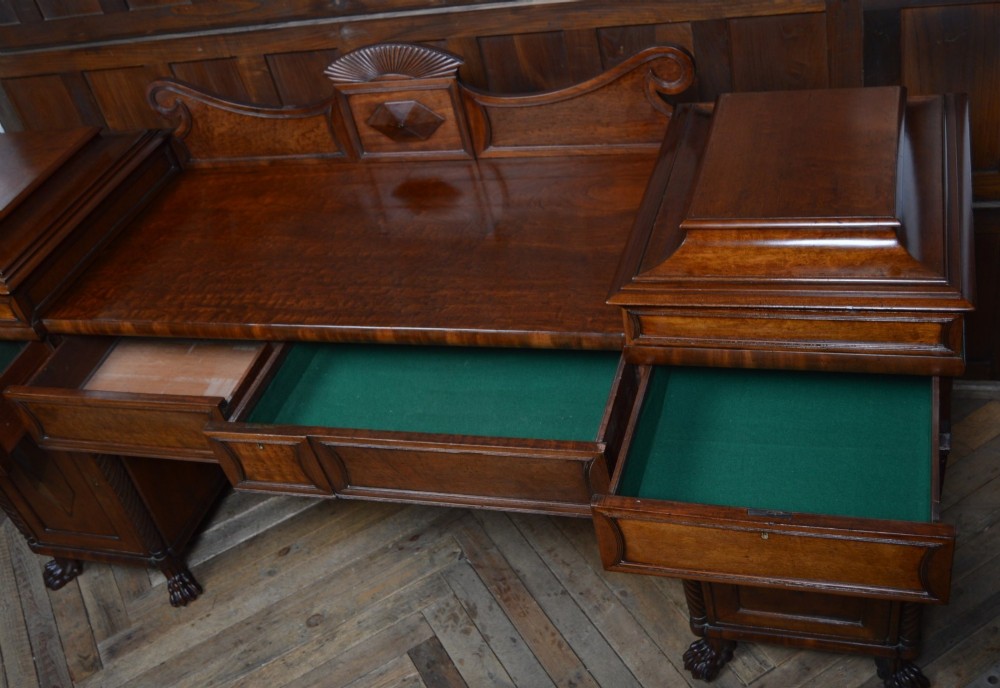 William IV Mahogany Sideboard with Cellarette View XV