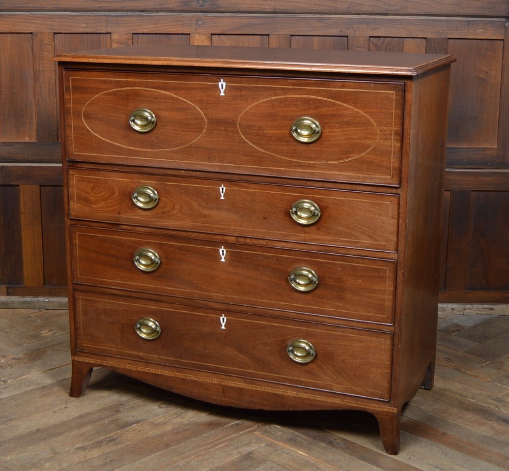 Regency Mahogany Secretaire Chest
