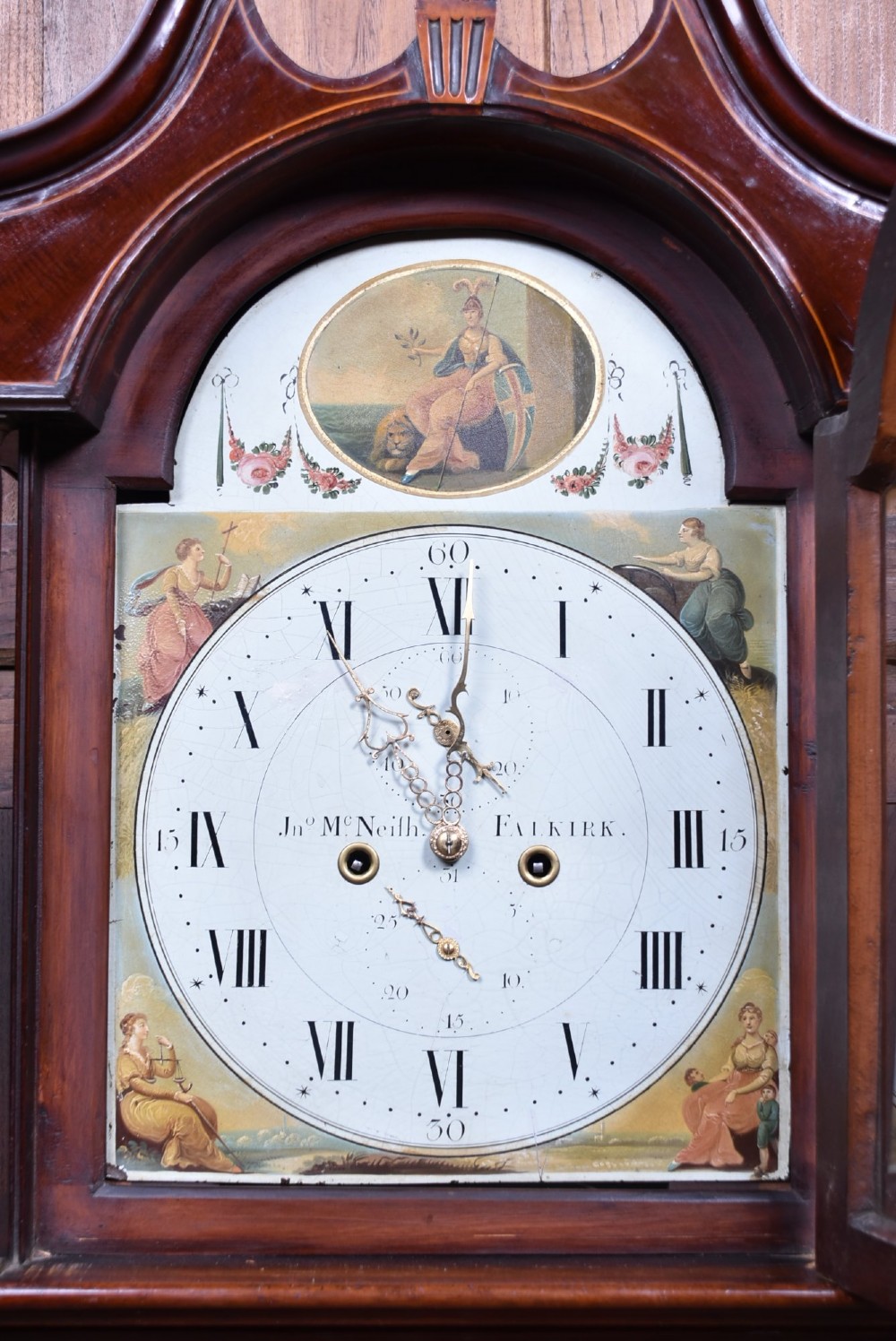 Victorian Scottish Mahogany Longcase Clock by John McNeish, Falkirk View II