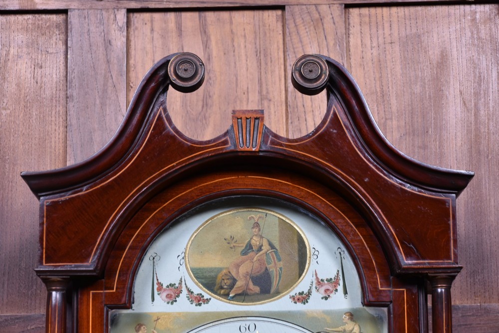 Victorian Scottish Mahogany Longcase Clock by John McNeish, Falkirk View III