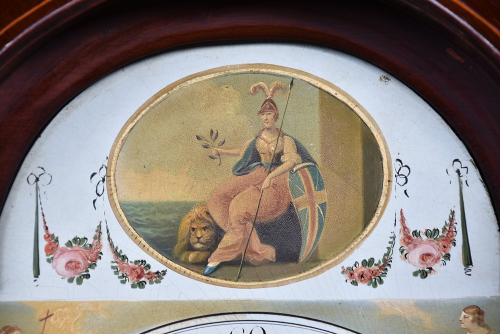 Victorian Scottish Mahogany Longcase Clock by John McNeish, Falkirk View V