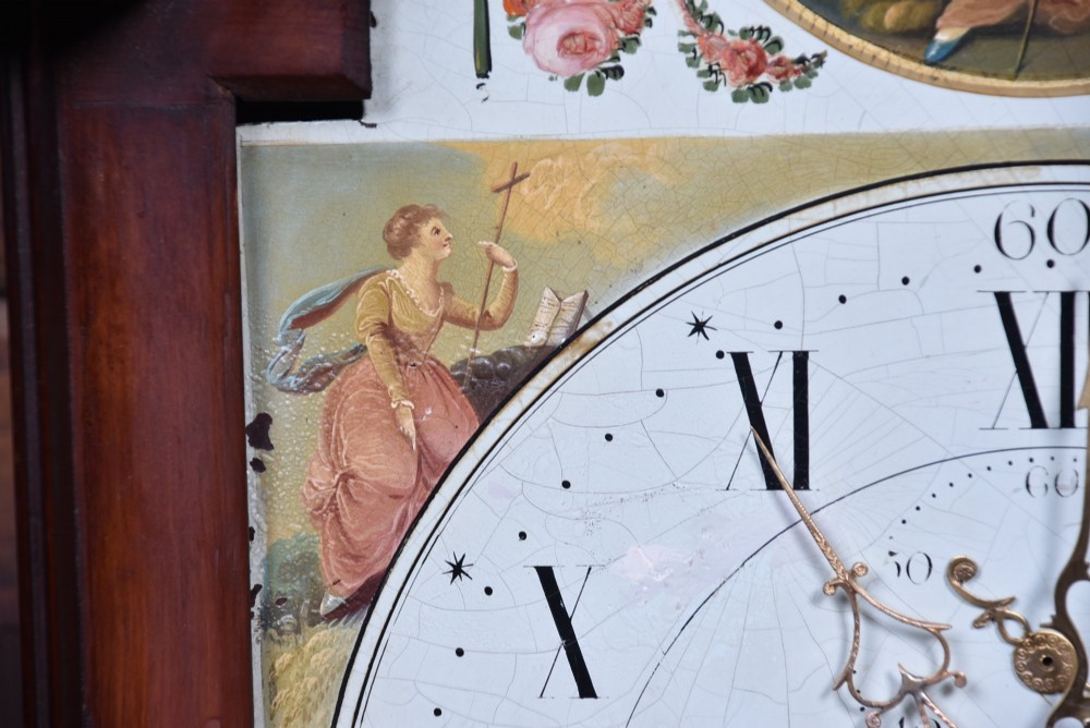 Victorian Scottish Mahogany Longcase Clock by John McNeish, Falkirk View VI