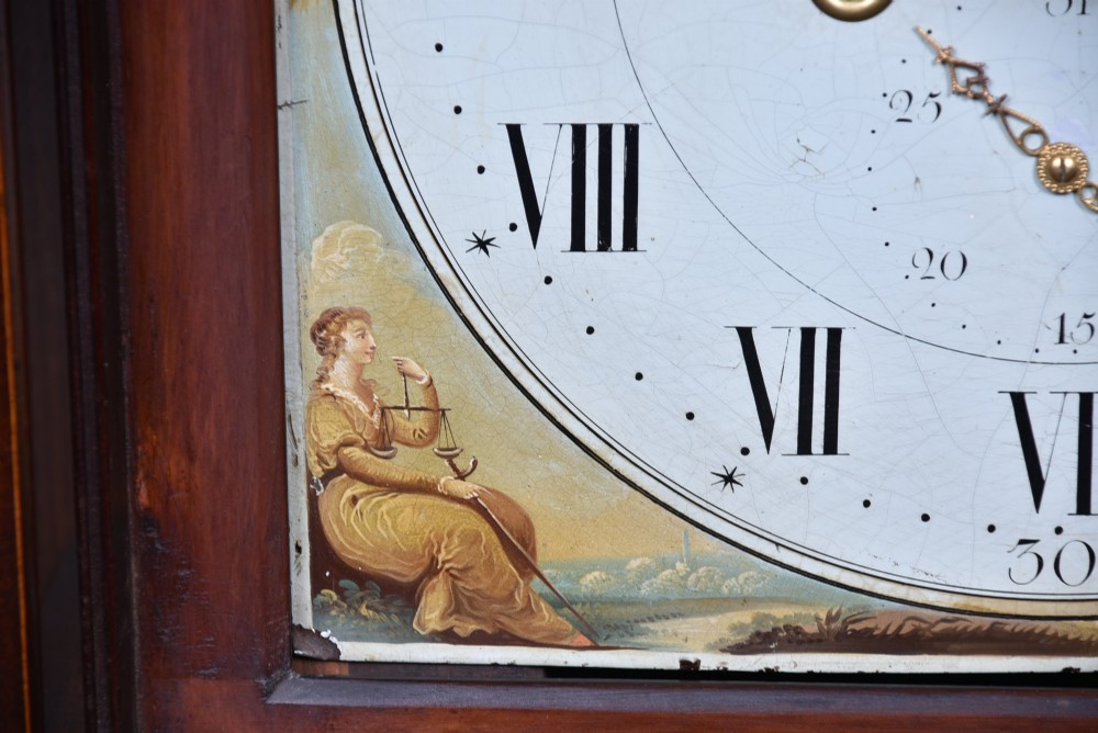 Victorian Scottish Mahogany Longcase Clock by John McNeish, Falkirk View IX