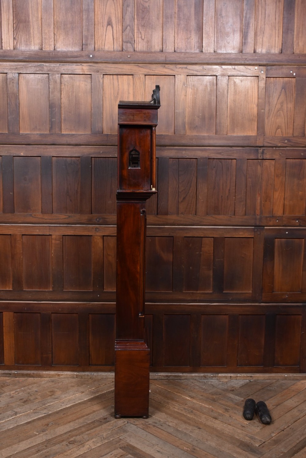 Victorian Scottish Mahogany Longcase Clock by John McNeish, Falkirk View XV