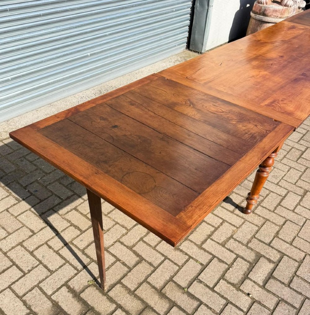 French Walnut Pull-out Dining Table View V