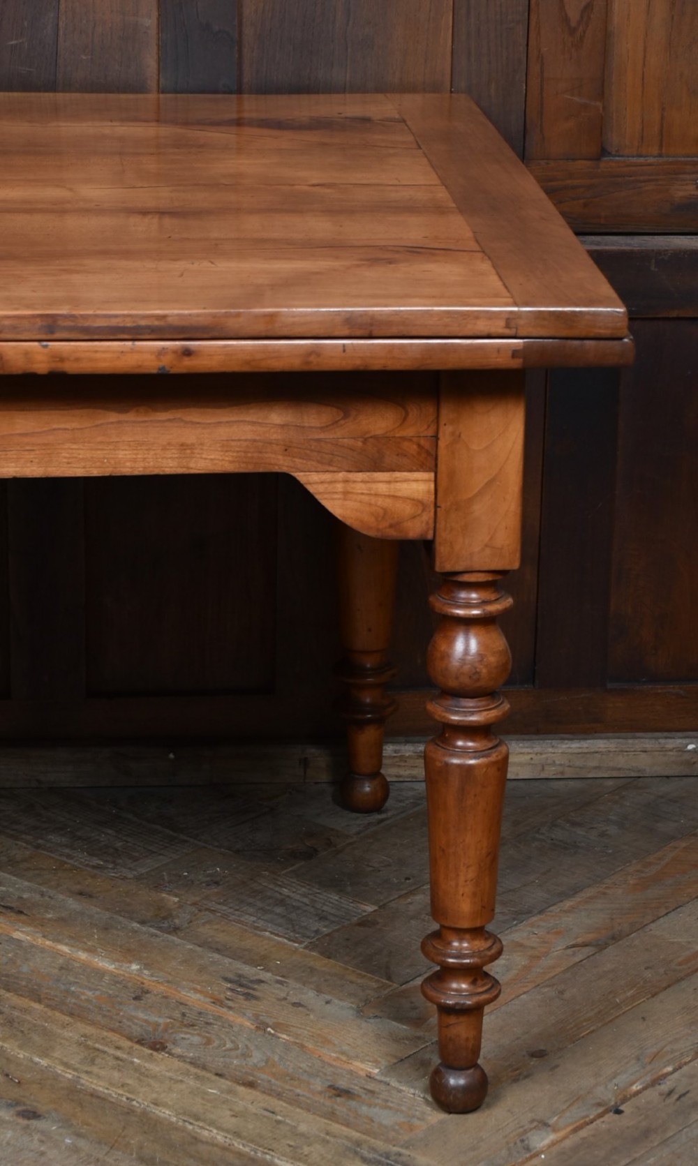 French Walnut Pull-out Dining Table View XI