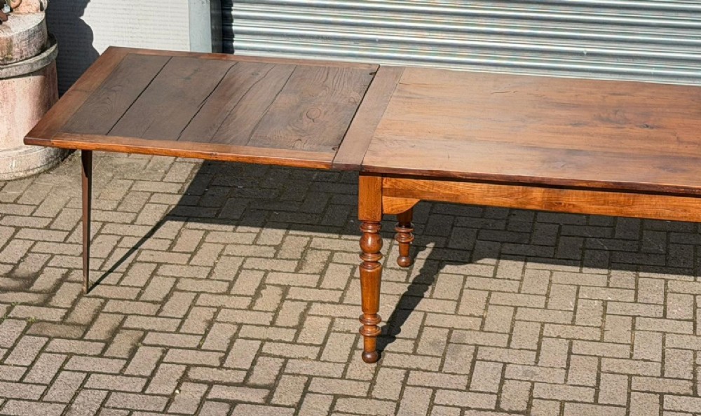 French Walnut Pull-out Dining Table View XIII
