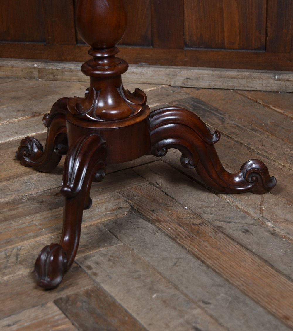 Pietra Dura Marble‑Inlaid Pedestal Table View IV