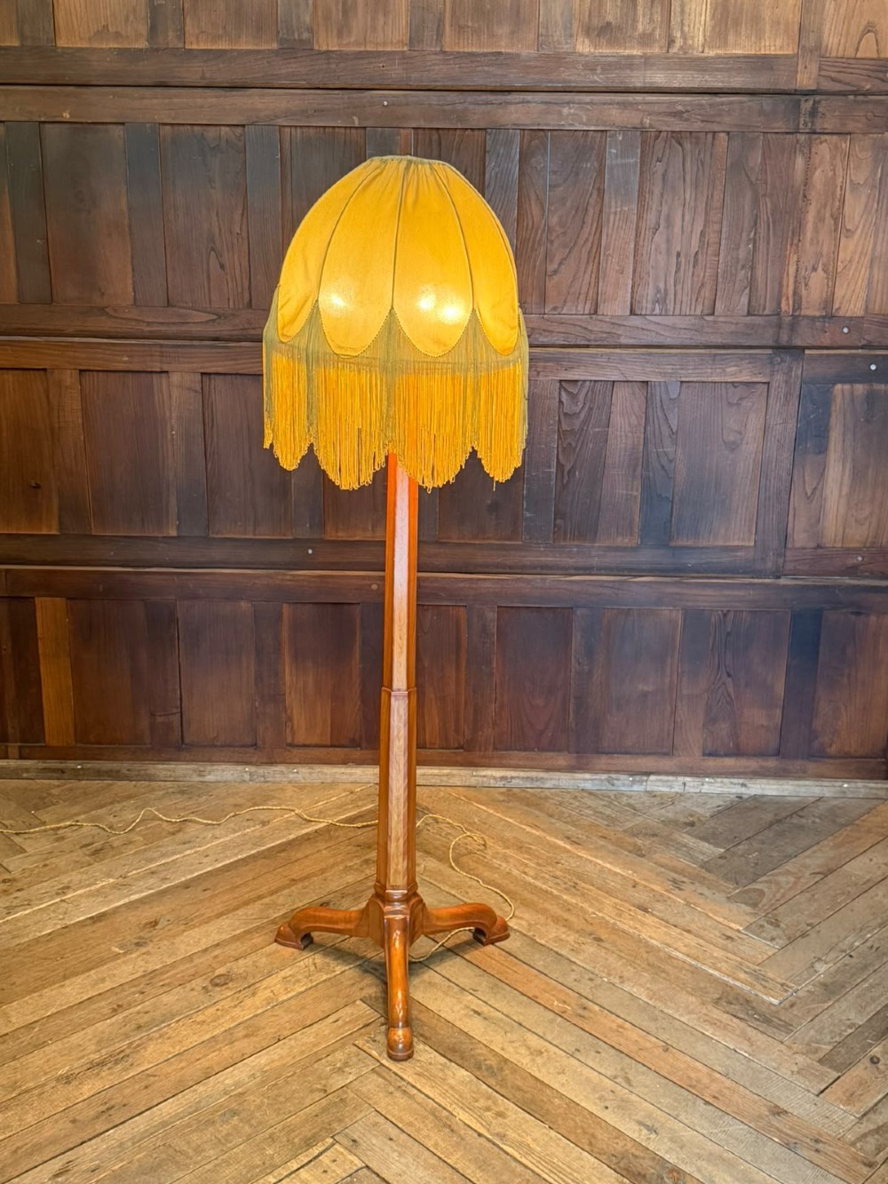 Satinwood Standard Lamp View VIII