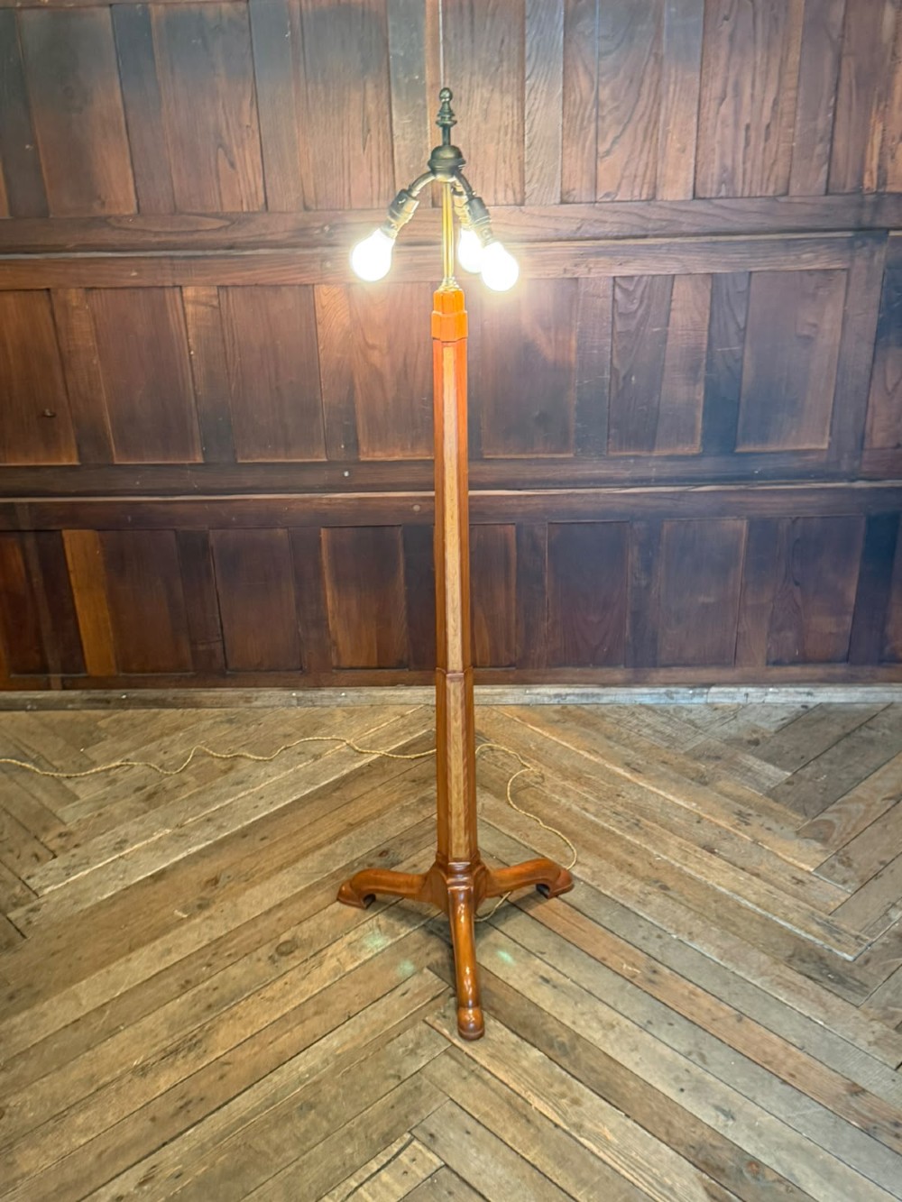 Satinwood Standard Lamp View IX