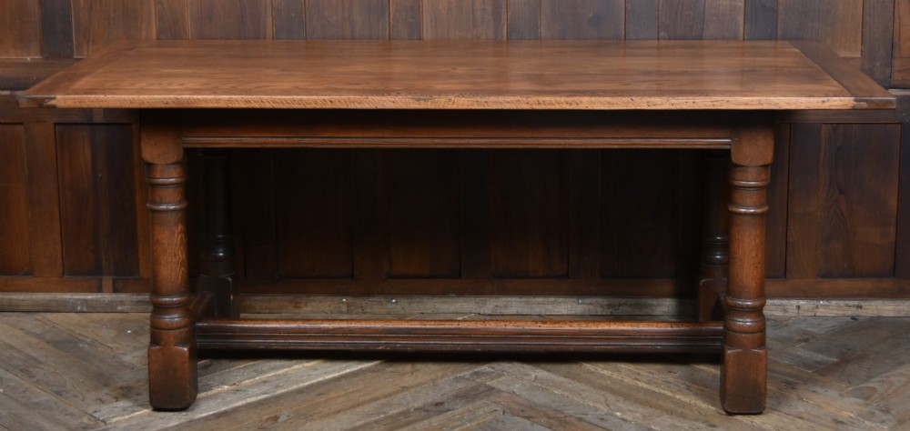 Edwardian Oak Refectory Table