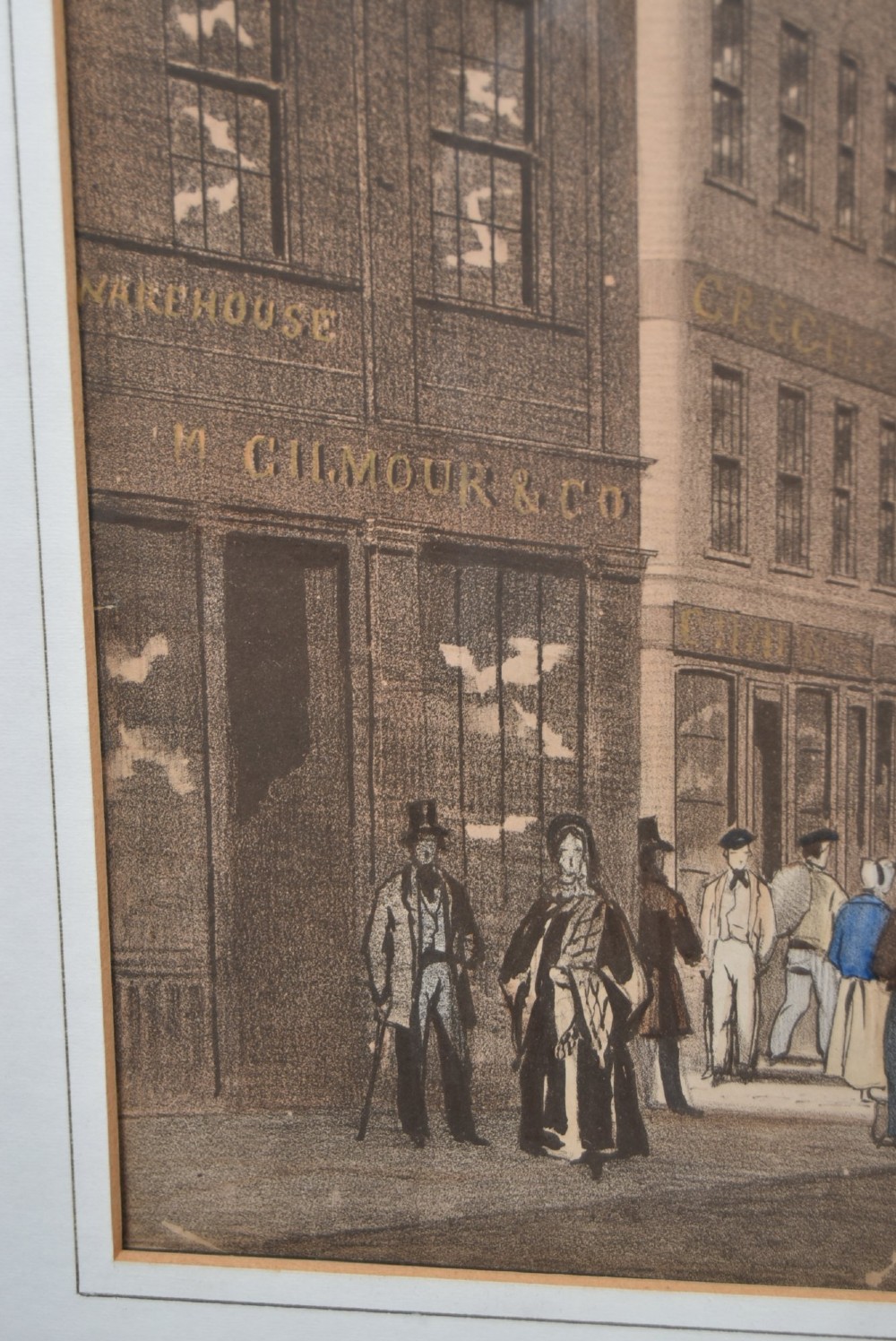 The Trongate, Glasgow — 1844 Lithograph by Robert Currick View VII