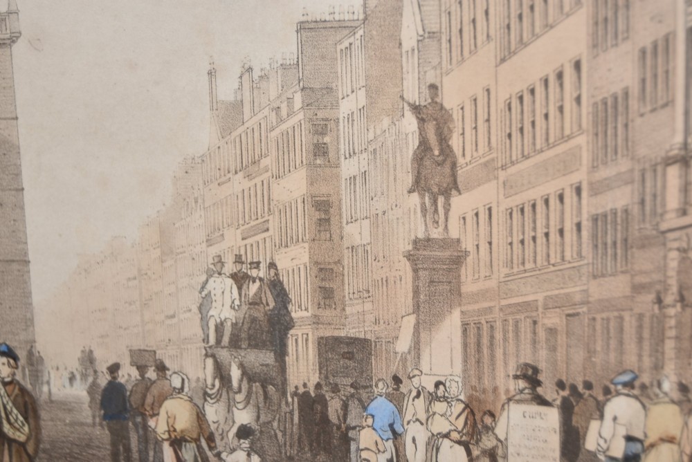 The Trongate, Glasgow — 1844 Lithograph by Robert Currick View X