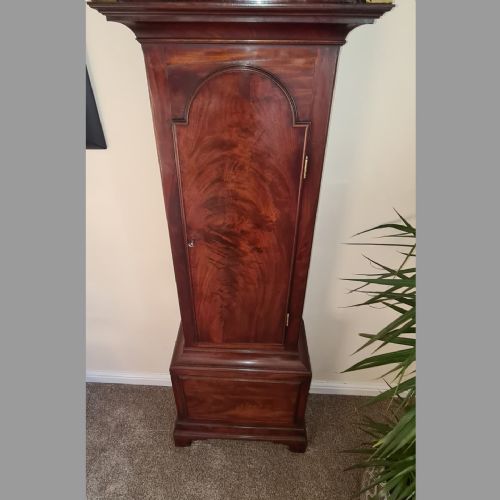 AN IMPORTANT MOON DIAL LONGCASE GRANDFATHER CLOCK BY JAMES RAYNER OF HULL C1790 LONG CASE - ADDITIONAL PHOTO 3