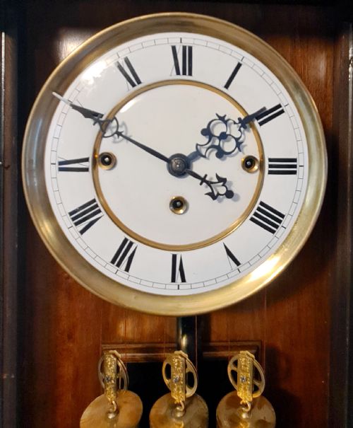 GRANDE SONNERIE GUSTAV BECKER TRIPLE WEIGHT VIENNA REGULATOR - ADDITIONAL PHOTO 2