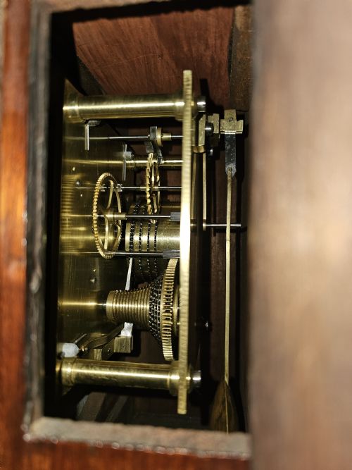 A LOVELY C19TH ENGLISH DIAL CLOCK BY WEBSTER OF LONDON - ADDITIONAL PHOTO 3