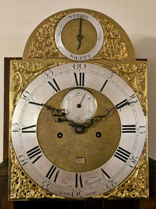 A FINE MAHOGANY GEORGIAN LONDON LONGCASE CLOCK THOMAS WAGSTAFFE C1770 - ADDITIONAL PHOTO 2