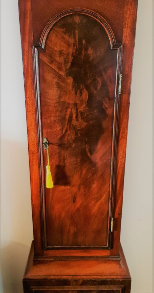 A FINE GEORGIAN LONDON MAHOGANY LONGCASE CLOCK C1770 FRANCIS PERIGAL OF BOND STREET - ADDITIONAL PHOTO 3